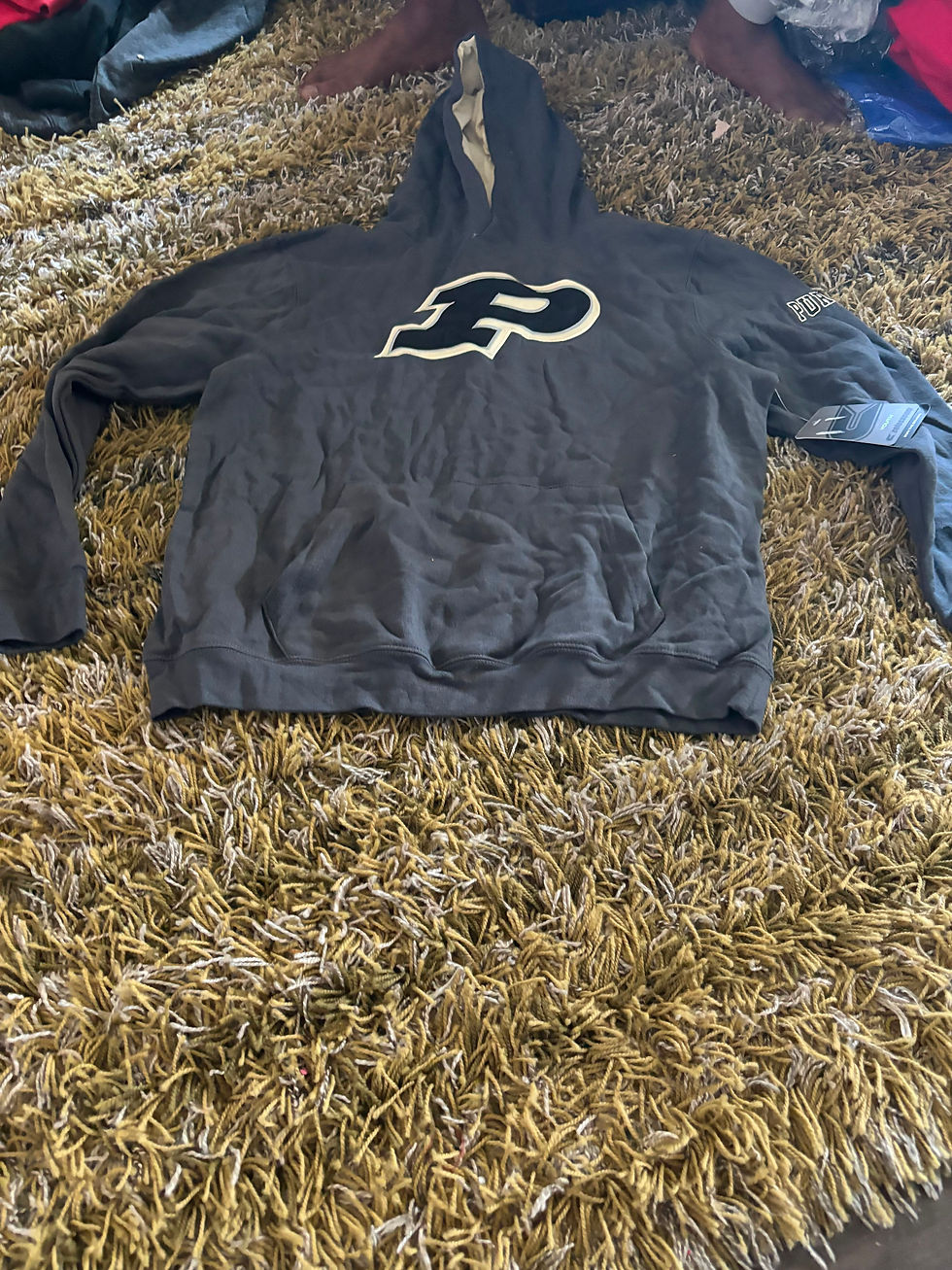 Thumbnail: Purdue Boilermakers Colosseum Toddler Big Logo Volume Fleece Pullover Hoodie