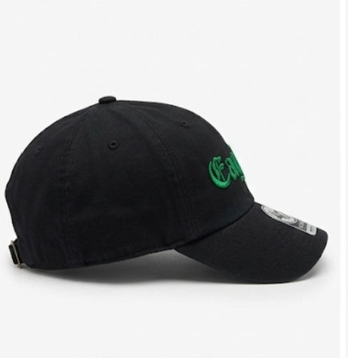 Men's Black Philadelphia Eagles Clean Up Script Adjustable Hat