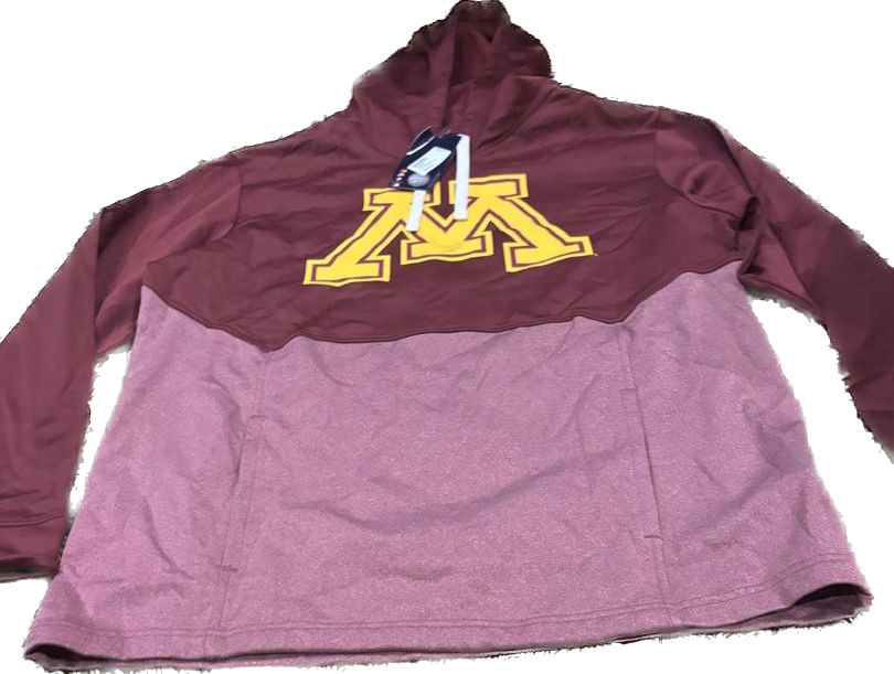 Thumbnail: Men's Colosseum Maroon Minnesota Golden Gophers Reloaded Anorak Half-Zip Jacket