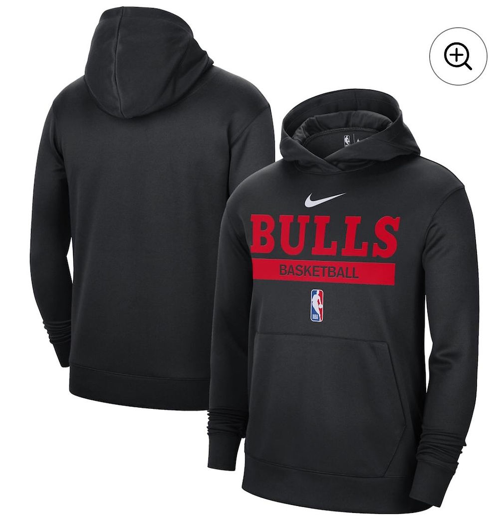 Thumbnail:  NBA Chicago Bulls Spotlight Dri-Fit Loose Fit Hoodie