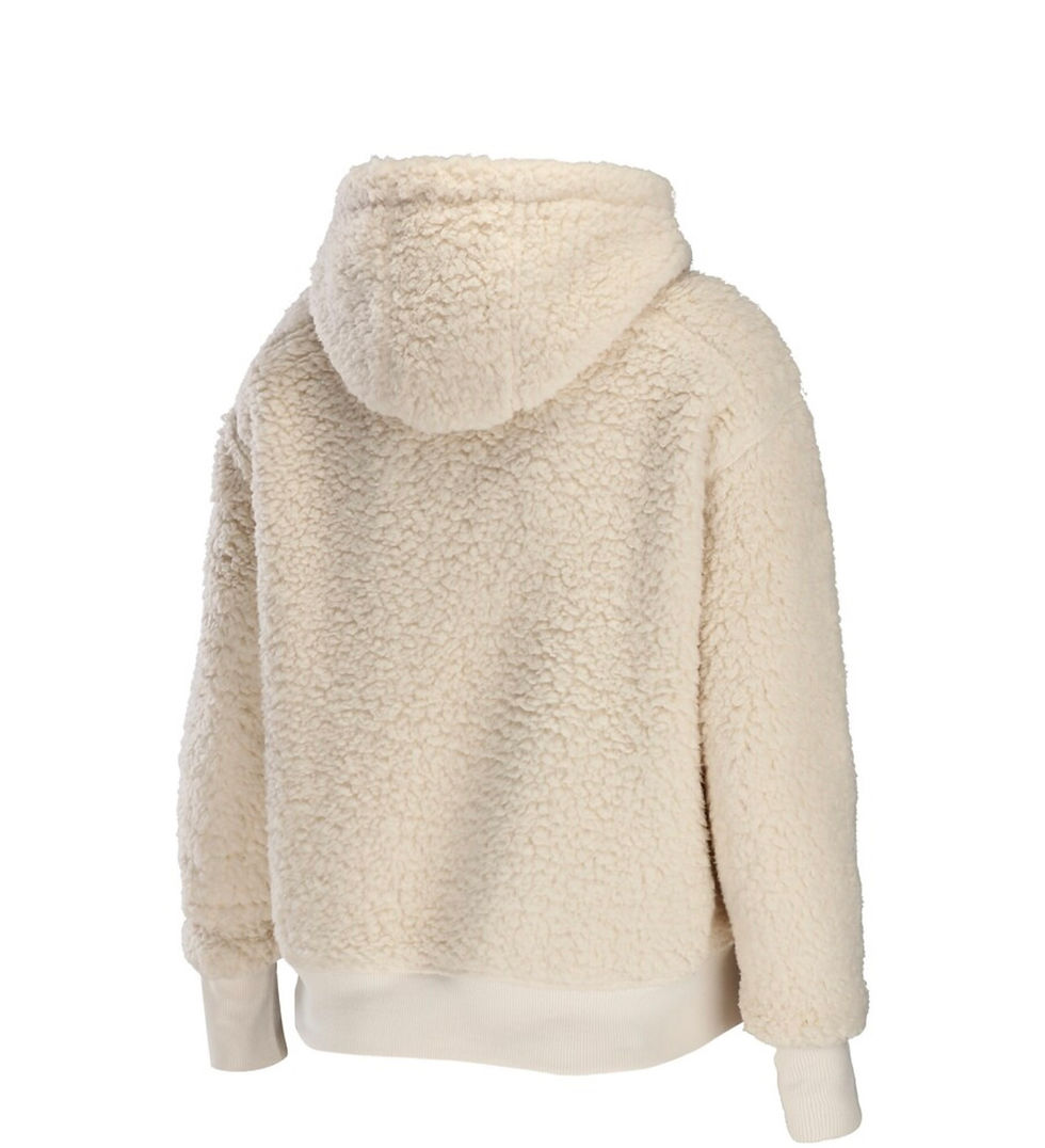 Thumbnail: Boston Bruins WEAR by Erin Andrews Sherpa Quarter-Zip Hoodie