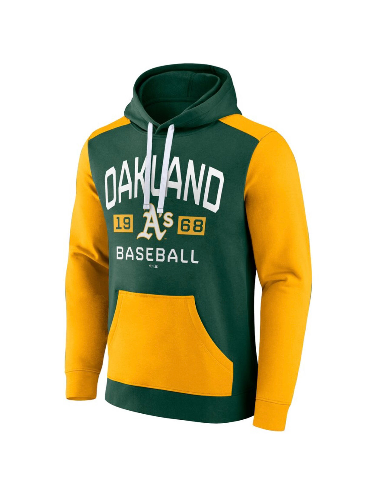 Oakland Athletics Fanatics Green/Gold Chip In Pullover Hoodie