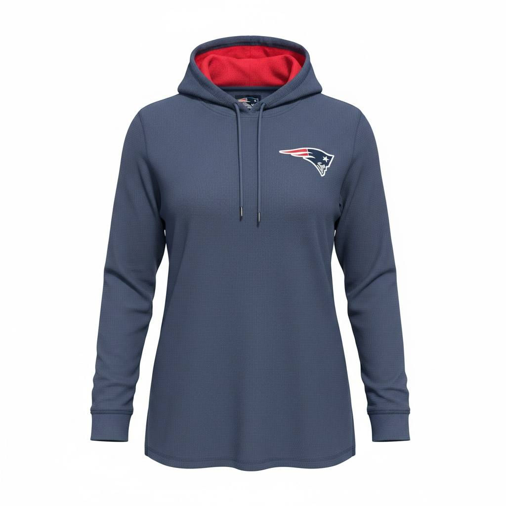 New England Patriots Women's Nike Lightweight Performance Hooded