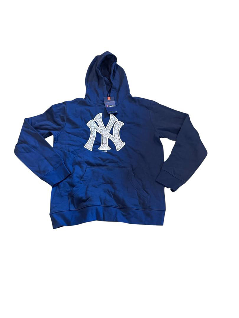 Thumbnail: Men’s New York Yankees Gerrit Navy Pullover Hoodie