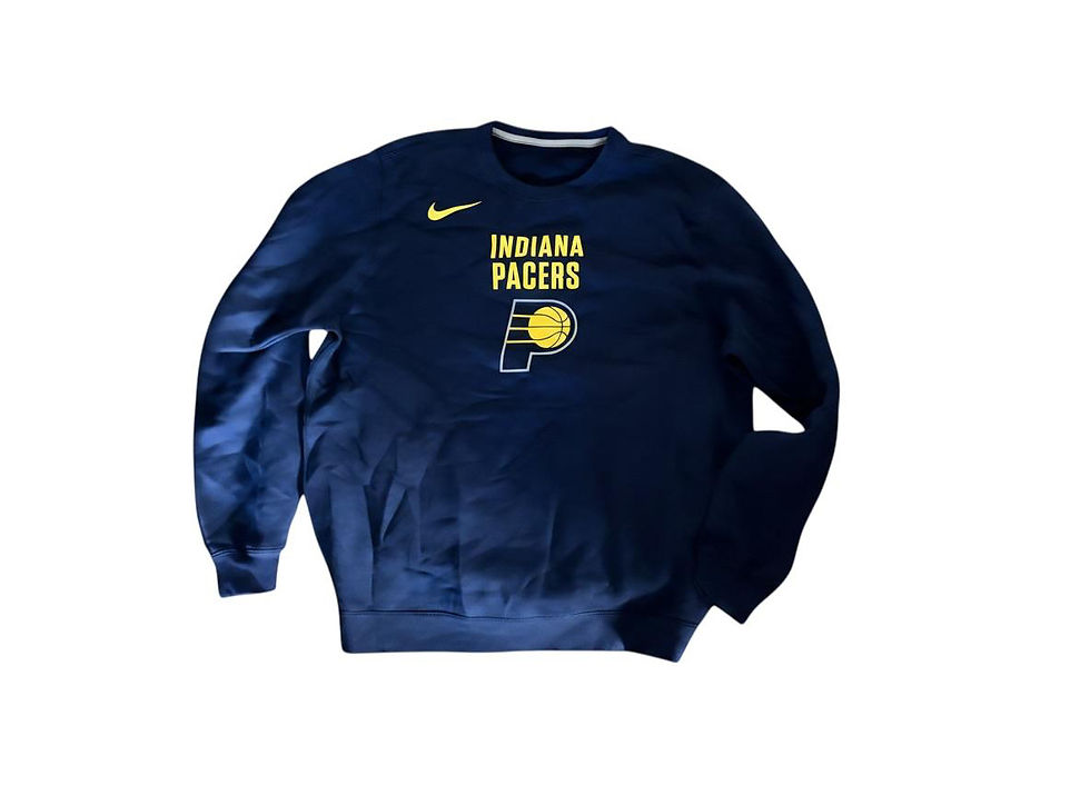 Thumbnail: Indiana Pacers Team Logo Hoodie NBA Sweatshirt Navy