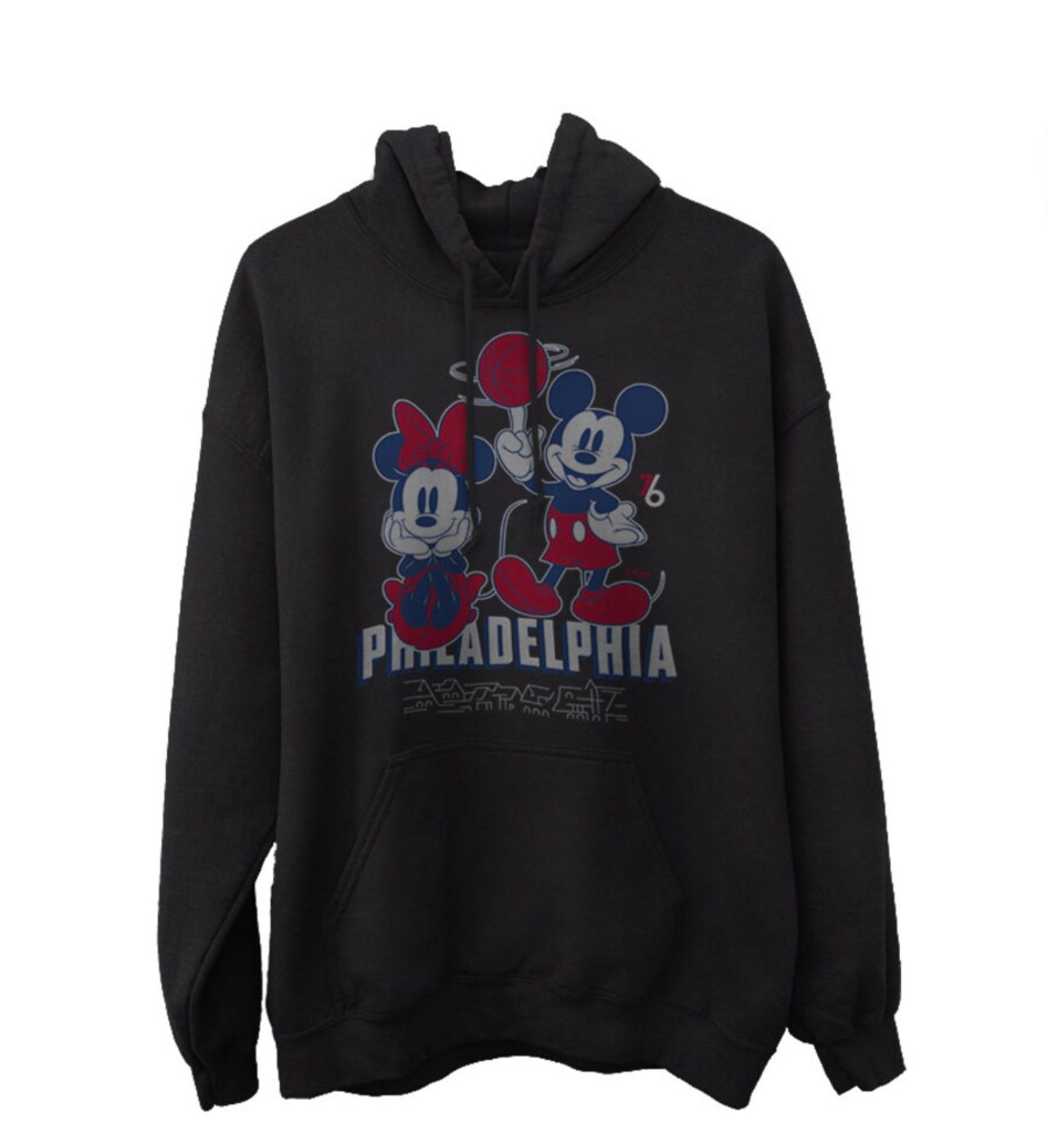 Philadelphia 76ers Junk Food Black Disney Mickey & Minnie