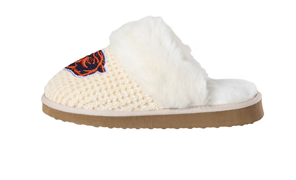 Thumbnail: Women's Chicago Bears Open Back Slippers