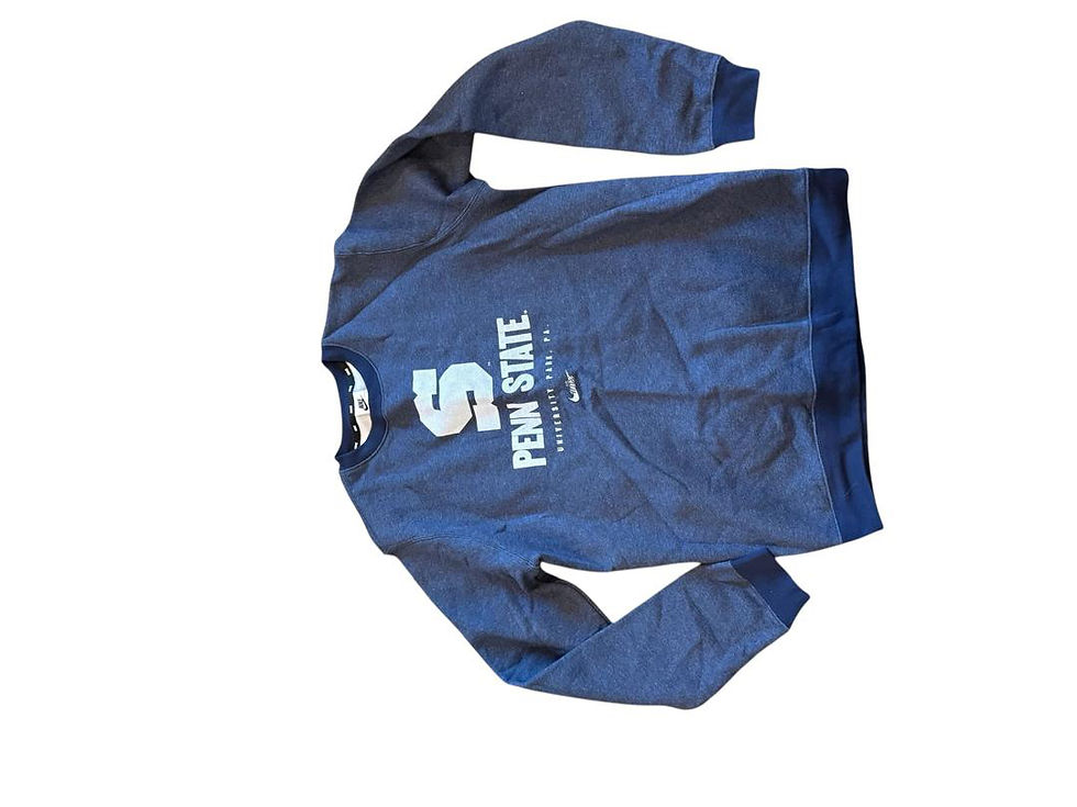 Thumbnail: Men’s Heather Navy Penn State Nittany Lions Pullover Sweat-shirt 