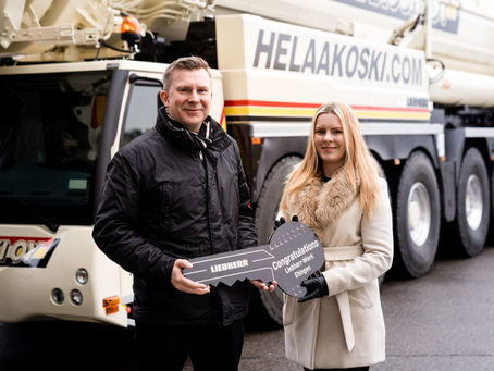 800 Tons of Lifting Power! New Flagship Liebherr LTM 1750-9.1 for E. Helaakoski Oy