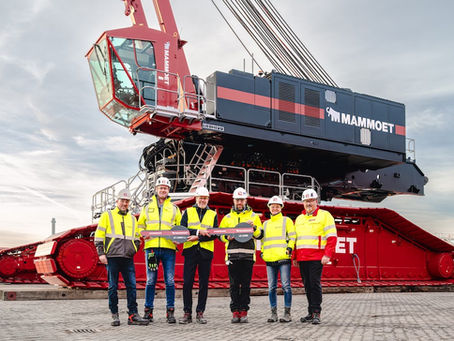 Mammoet Takes Delivery of XCMG XCA60-EV Hybrid All Terrain Crane
