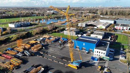 Sarens Takes Delivery of SANY SCC2000A-EV Pure-Electric Crawler Crane in France