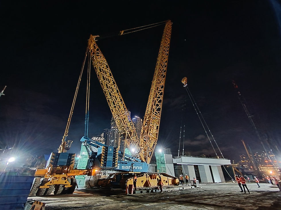 Sarens Supports Piling Works at Miri CCGT Power Plant in Sarawak