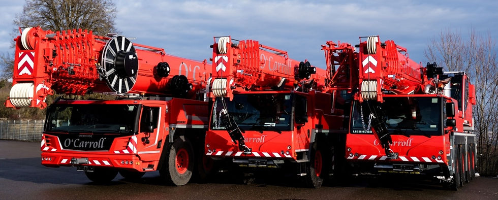 O’Carroll Takes Delivery of Ireland’s First Liebherr LTM 1300-6.4