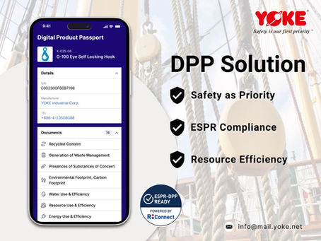 YOKE Advances Digital Rigging Compliance with SupraNano Chips and Digital Product Passports