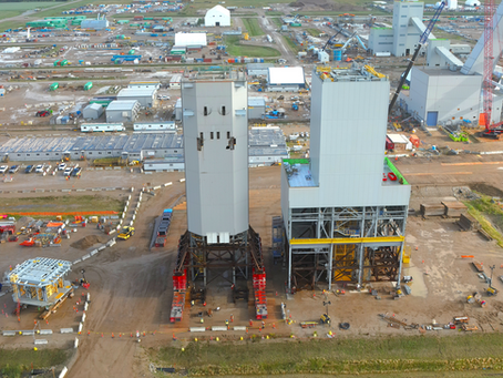 Mammoet Completes Headframe Replacement at BHP Jansen Potash Mine