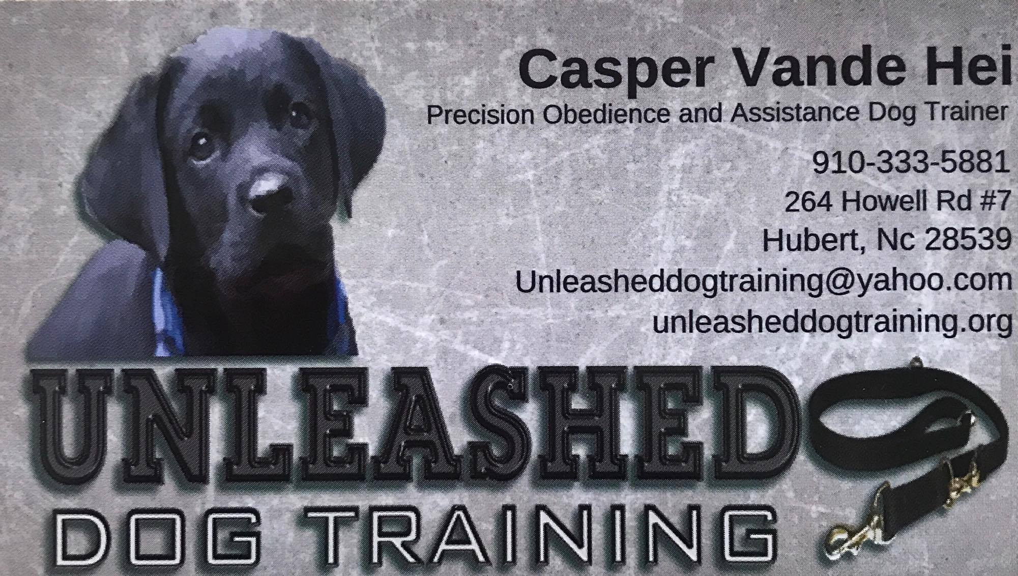 Dog Training Hubert NC Unleashed Dog Training