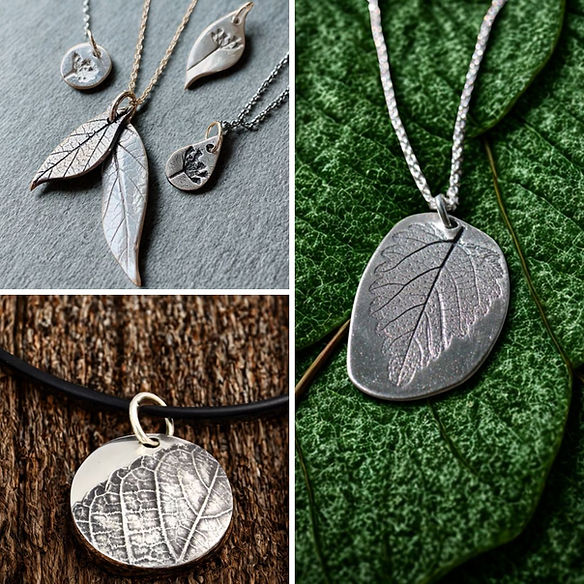 precious metal clay class jewelry pendant leaf nature annapolis maryland