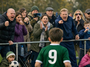 Youth football touchline pressure showing Football Parent Types in action