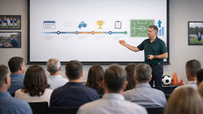 Λειτουργίες Ακαδημίας Ποδοσφαίρου τεχνικός διευθυντής παρουσιάζει πλάνο