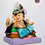 Thumbnail: 12" Vighnaharta Ganesha (VGUK 133) | Clay Ganesha