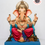 Thumbnail: 18" Vighnaharta Ganesha (VGUK 160) | Clay Ganesha