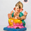 Thumbnail: 15" Vighnaharta Ganesha (VGUK 9) | Clay Ganesha