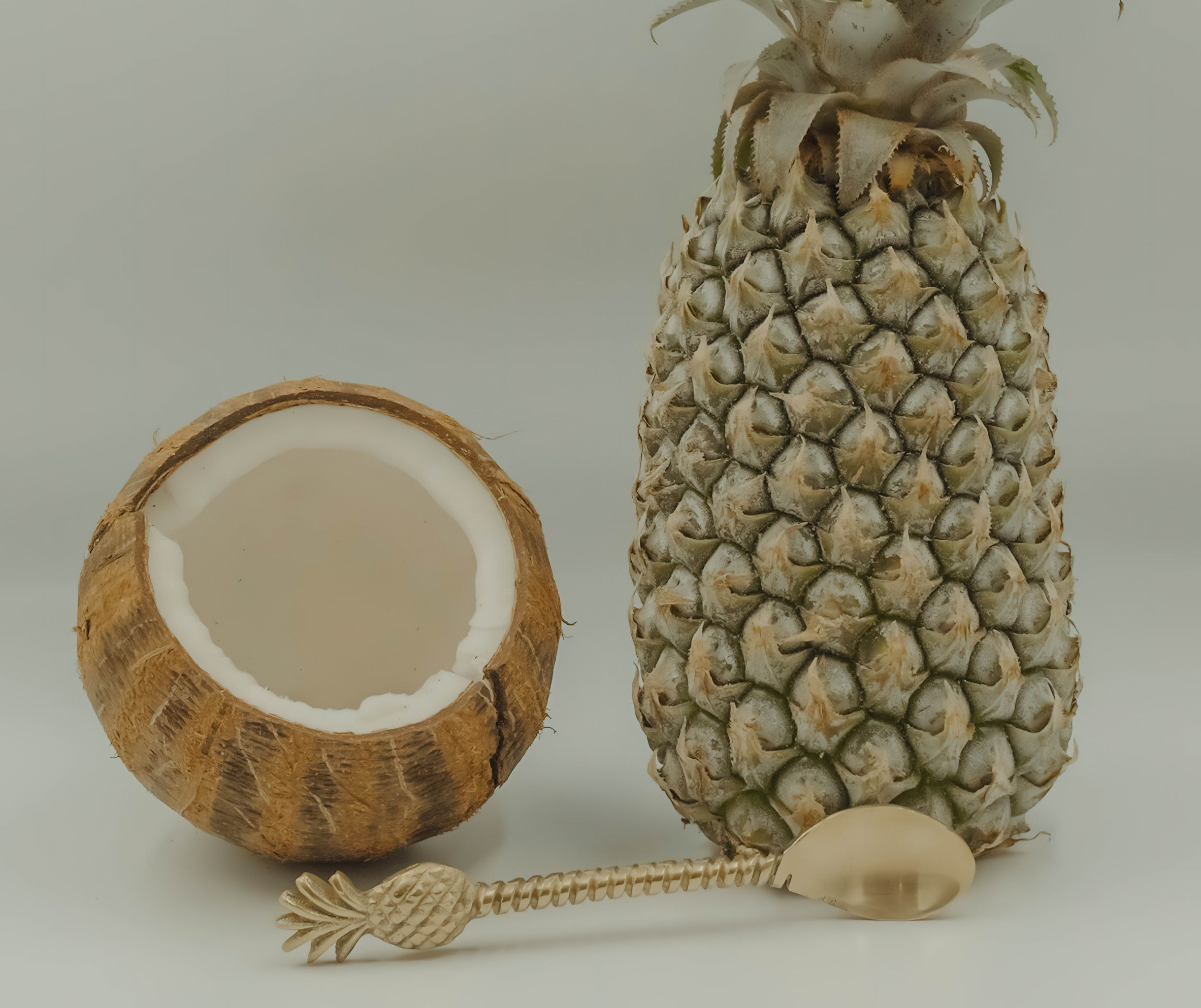 Dessert spoon - pineapple