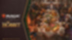 באנר חגיגי לאירועי פרירליס Magic: The Gathering – The Hobbitבפריק תל אביב. האיור מציג דמויות מהספר ההוביט כאשר הן יושבות מסביב לשולחן ואוכלות יחדיו כשלצד התמונה לוגו של המשחק והסט.