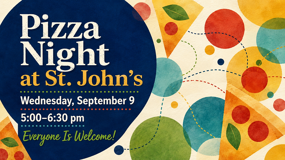 Pizza Night at St. John’s