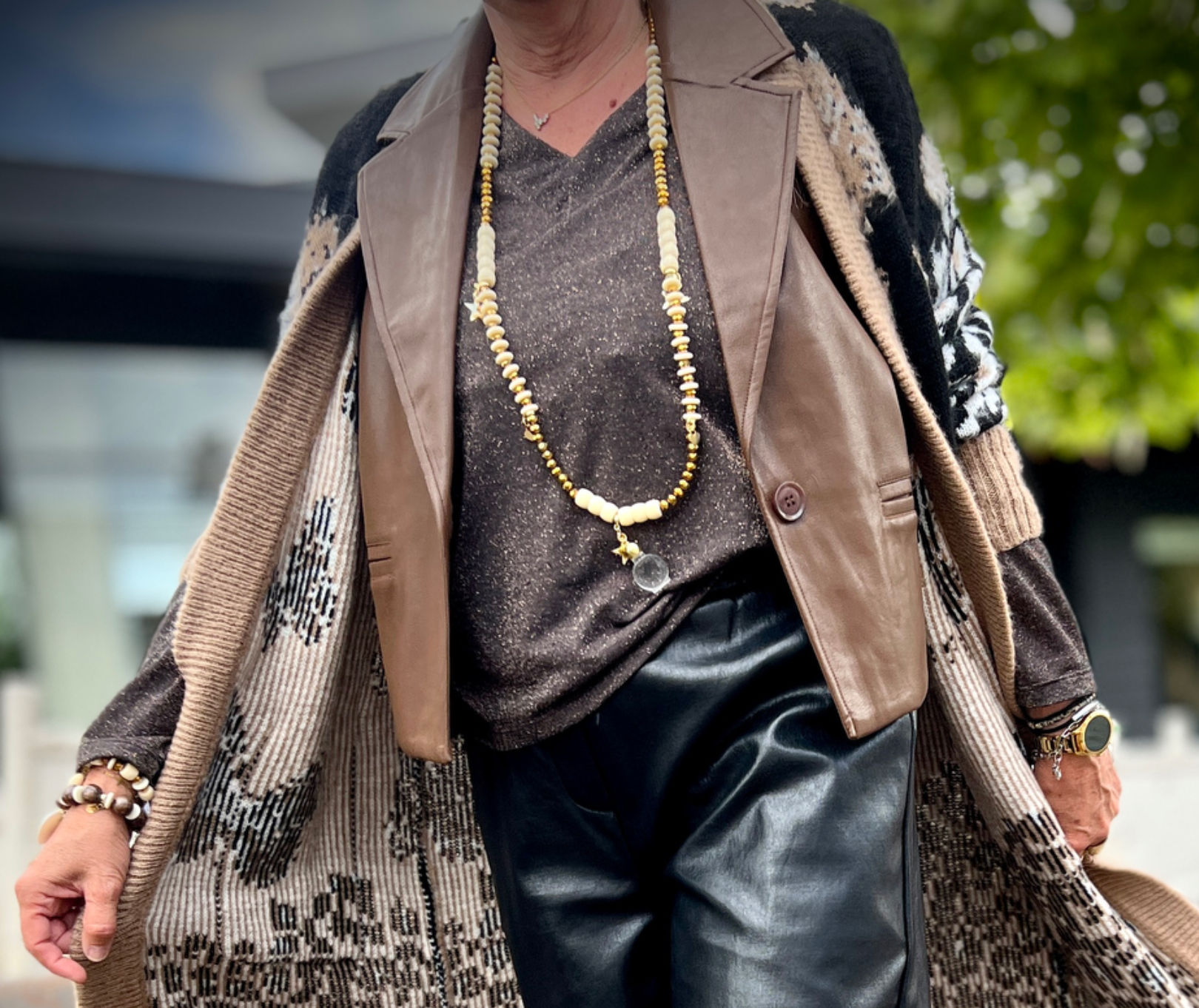 COLLIER LONG Flacon-Étoile