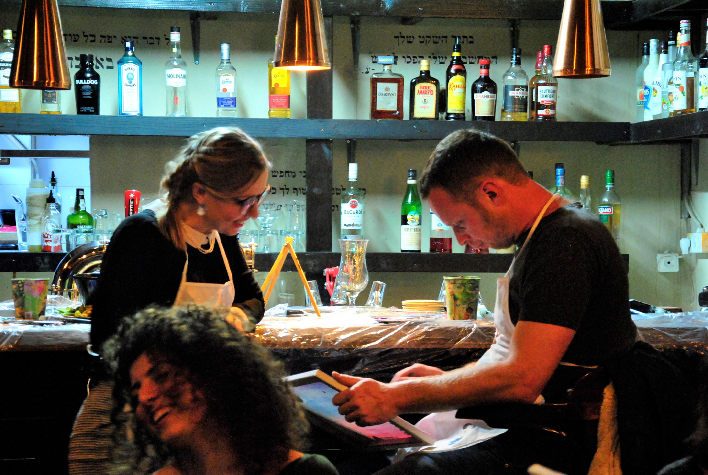 סדנאת ציור בפאב אירוע פרטי