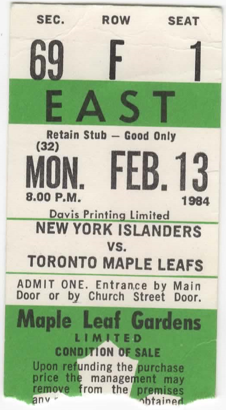 Toronto Maple Leafs 1984
