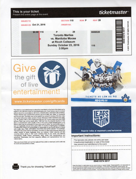 Toronto Marlies 2016