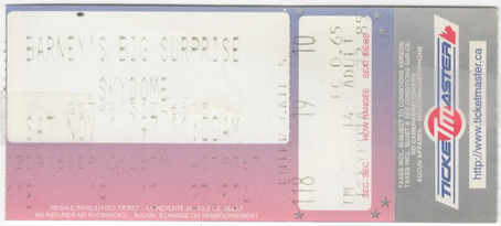 Barney’s Big Surprise 1997