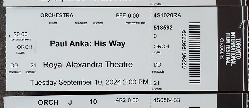 Oh, Canada, Paul Anka: His Way, Mr. K– tiff – 2024 x3