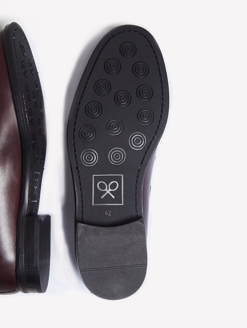 Miniatura: Zapato vestir borlas burdeos mate