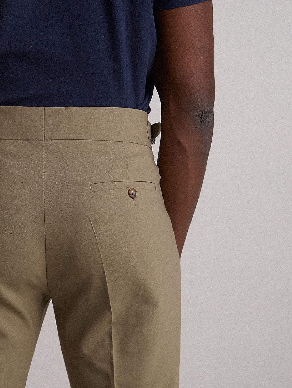 Miniatura: Pantalon vestir tailoring verde oscuro