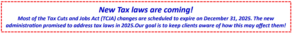 New Tax Laws