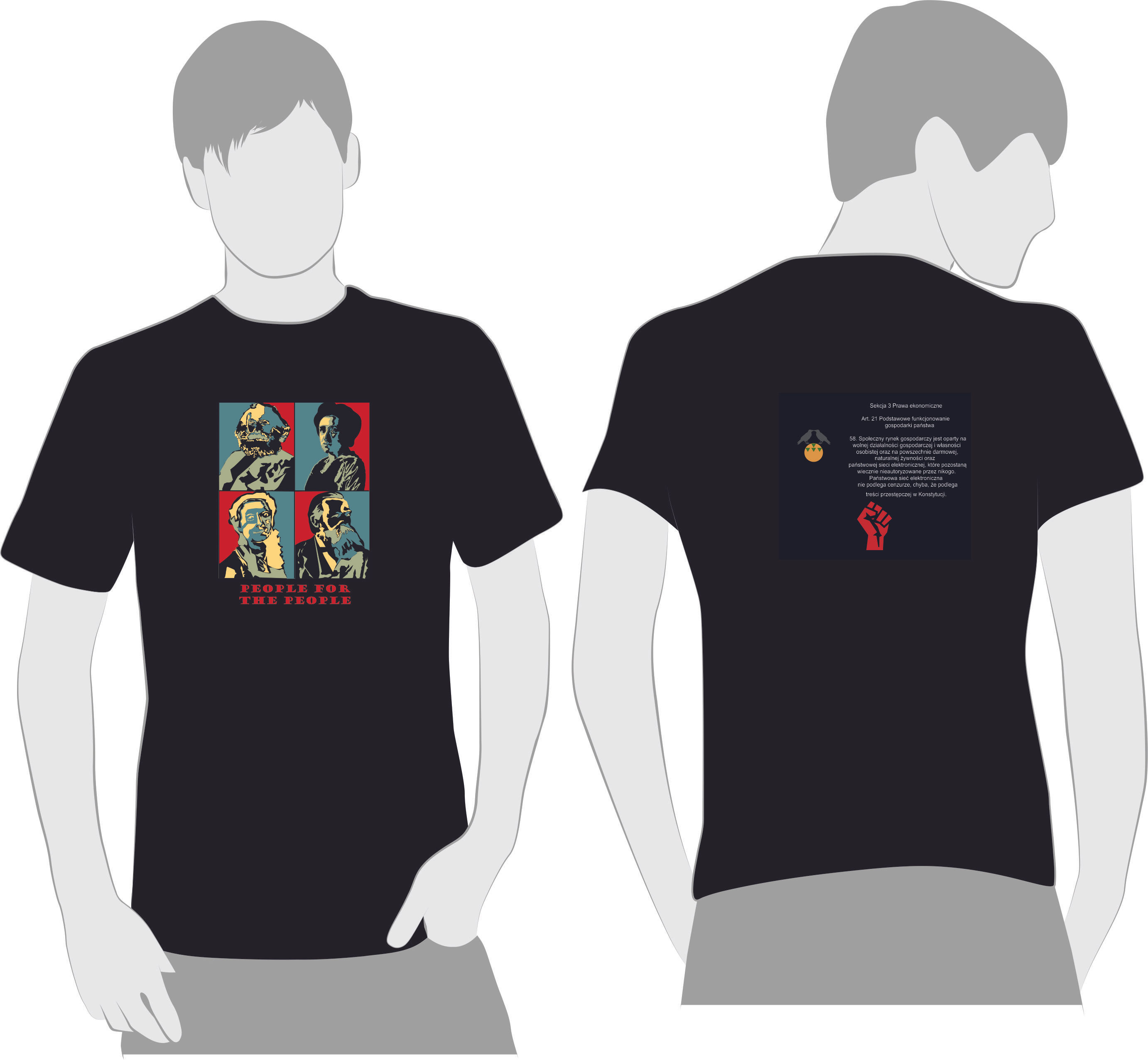 People for the people T-shirt [ENG/PL]