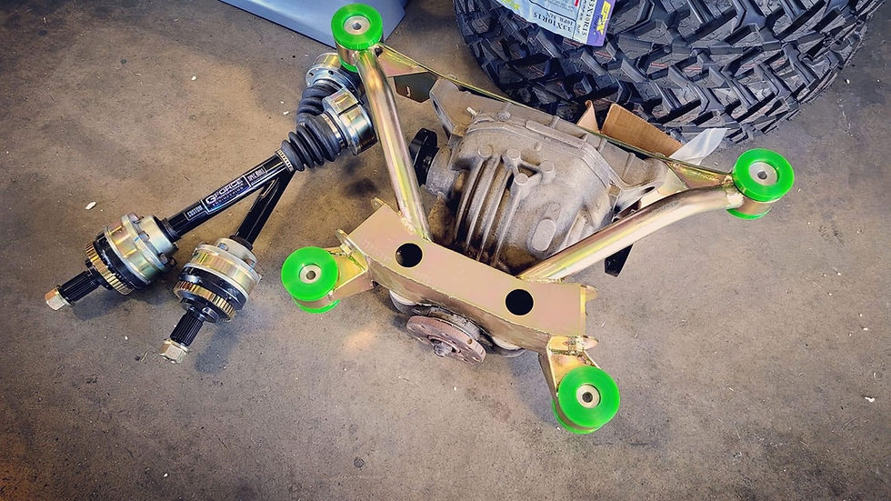Thumbnail: BMW E46 Ford 8.8 differential swap kit complete with axles driveshaft and LSD differential
