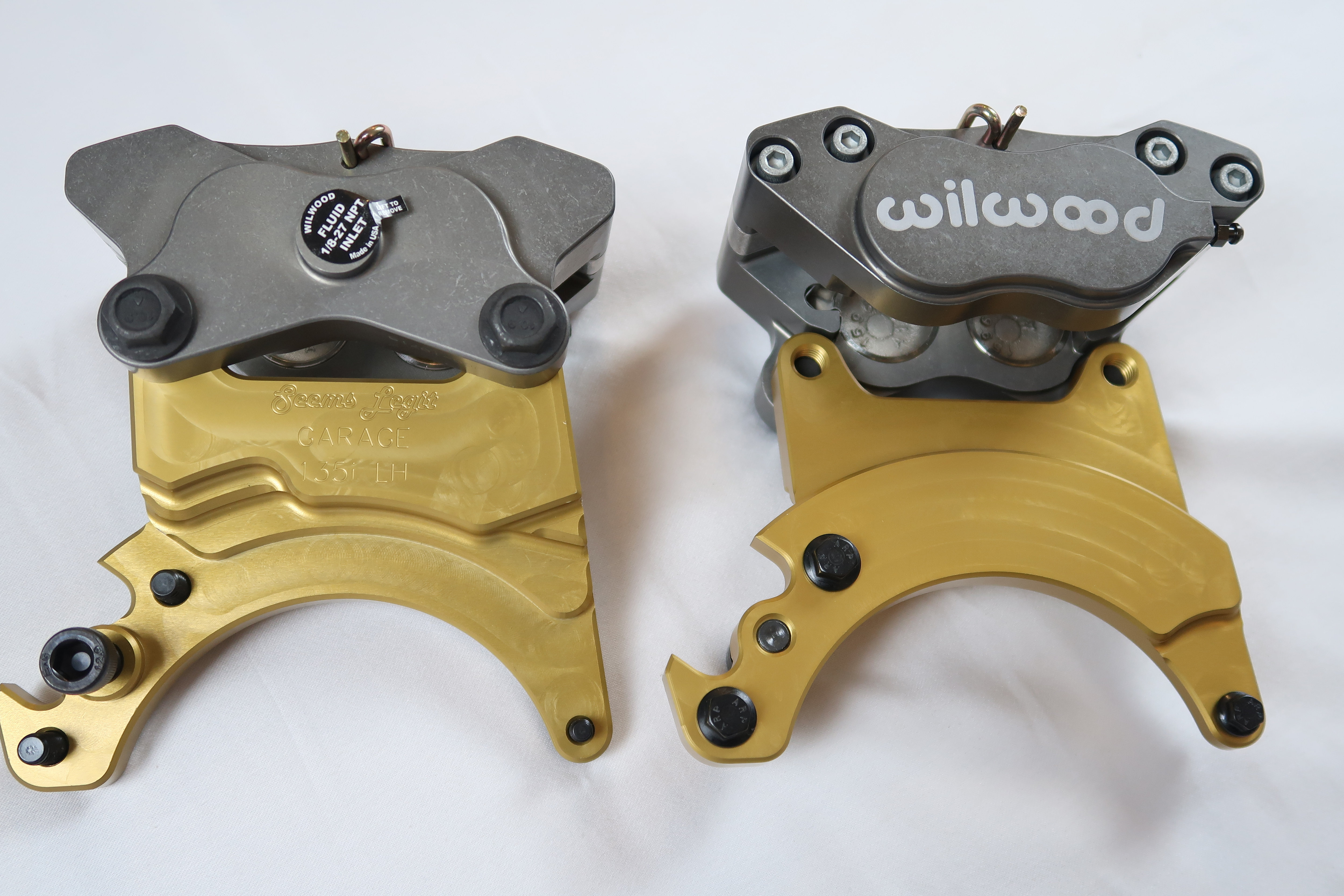 135i & 335i Dual Caliper Bracket Kit "Seems Legit" Garage