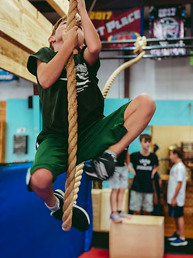 ninja climbing rope
