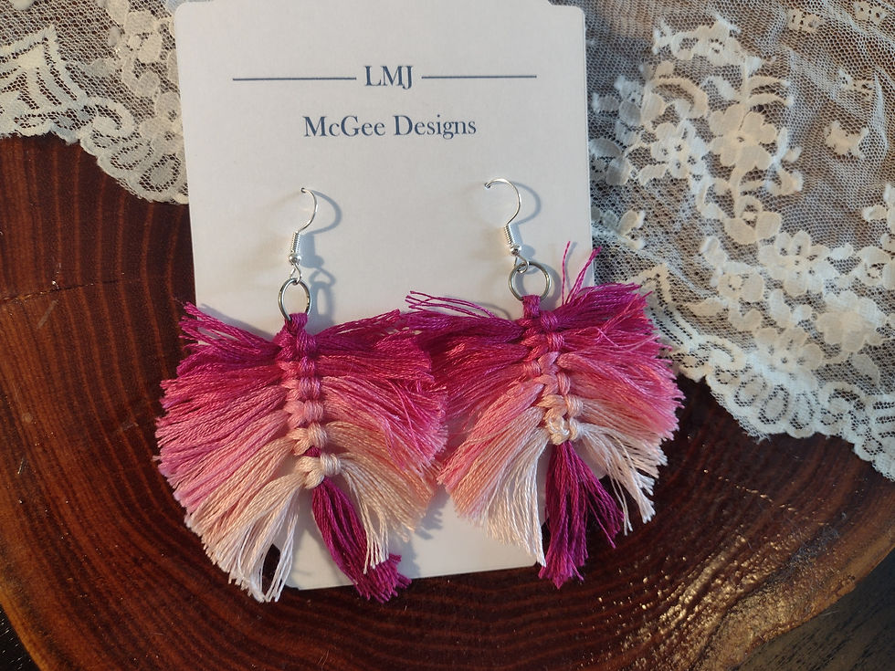 Thumbnail: Pink Ombre Earrings