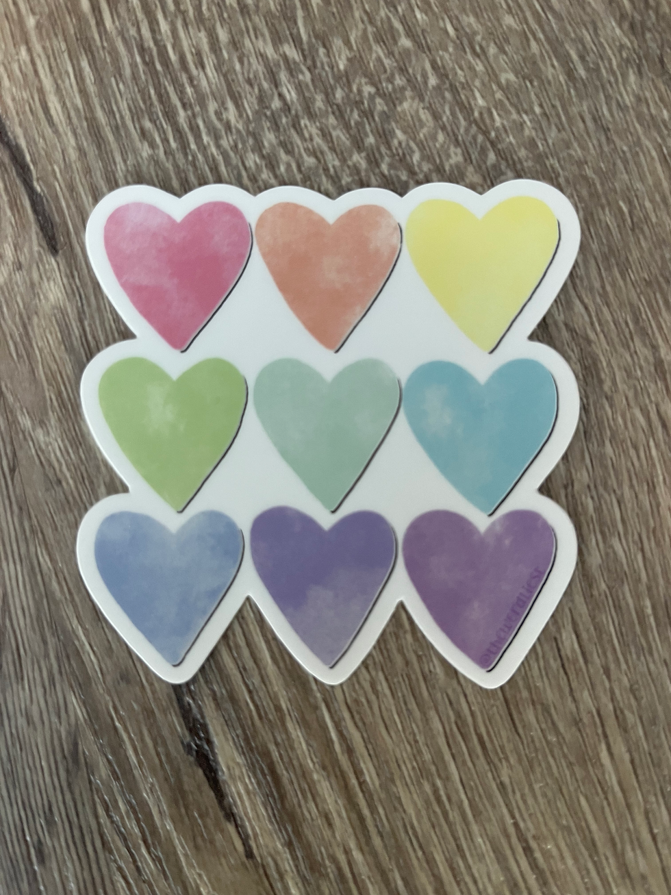 Thumbnail: watercolor hearts