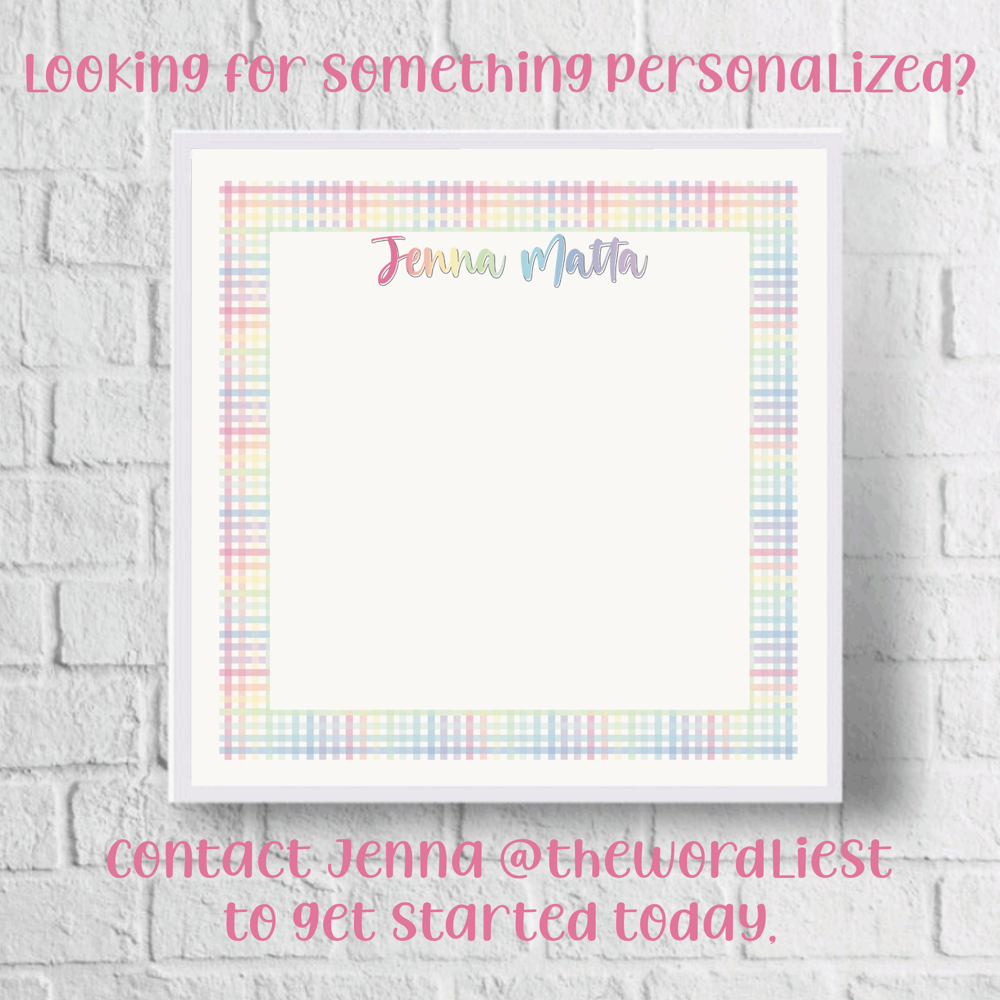 personalized stationery, personalized gift, custom gift