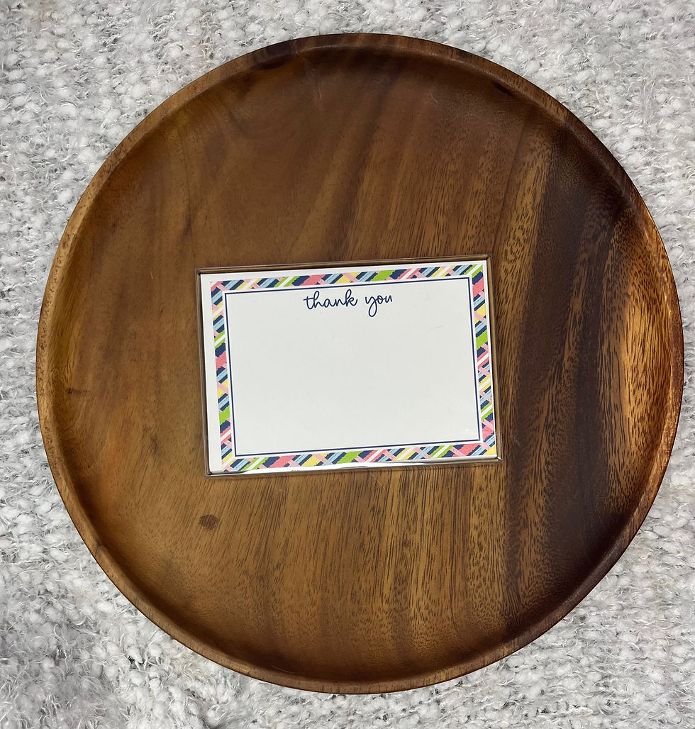 Thumbnail: plaid flat notes