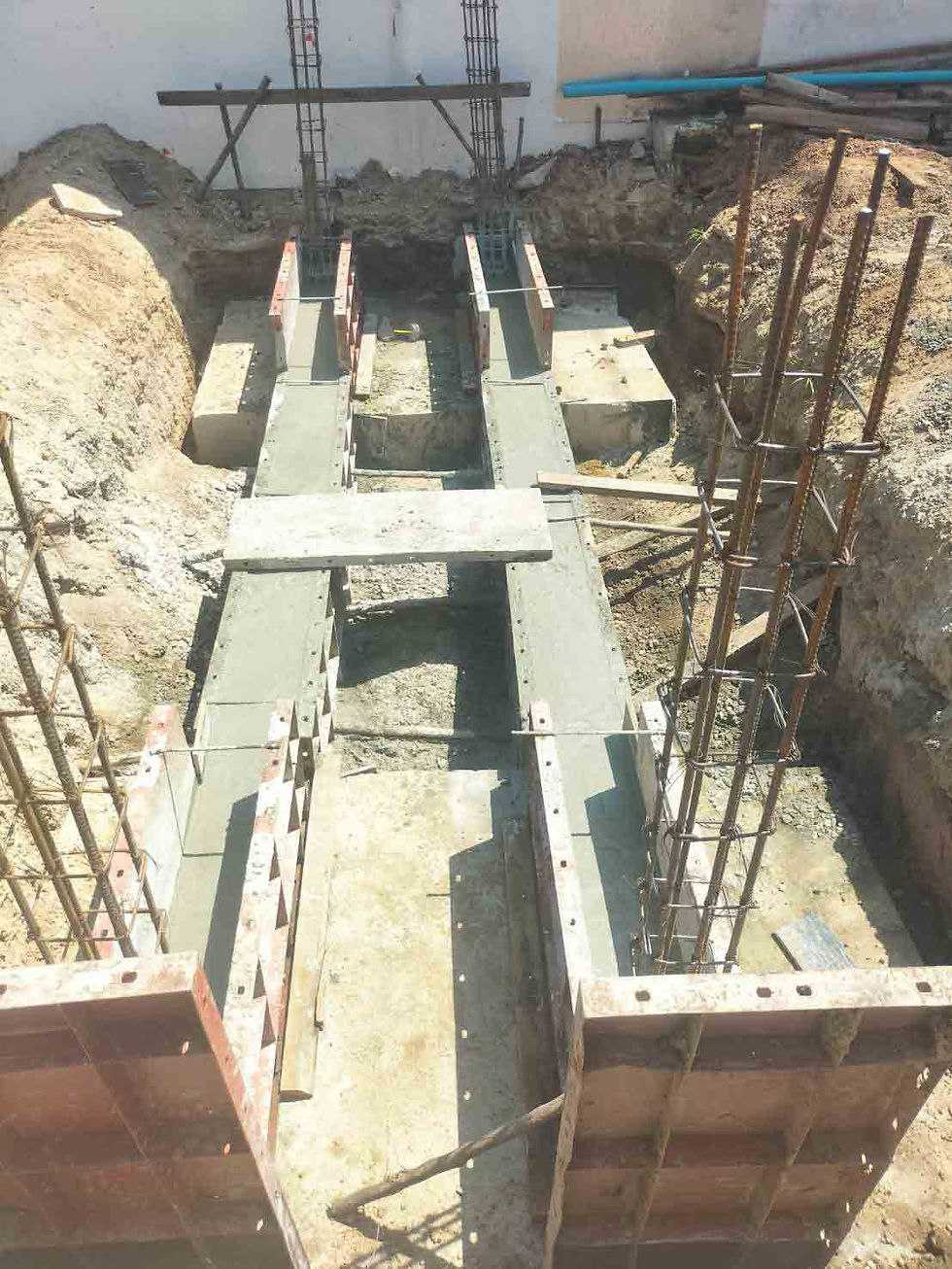 ฐานรากแบบมีคานยึดรั้ง (Strap Footing) ทางออกของการสร้างบ้านชิดเขตที่ดิน