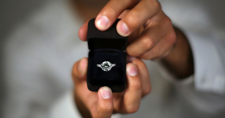 Engagement Ring Closeup