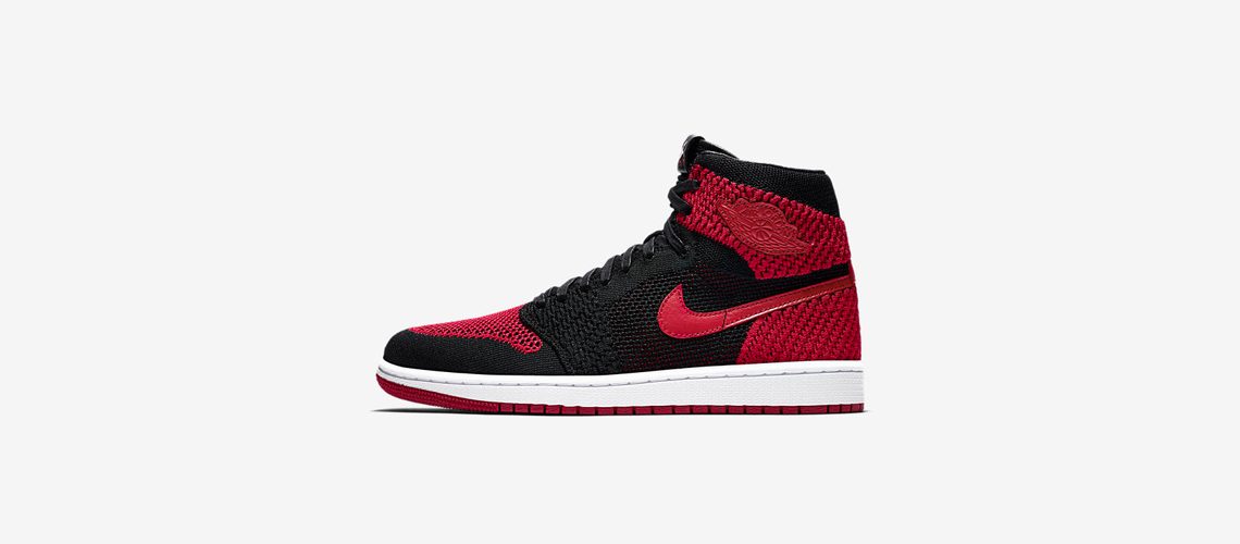 air jordan 1 retro high flyknit bred