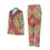 Thumbnail: Dragon Lady Long Sleeve Pajama Set With Black Contrast Piping